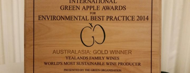 Vinařství Yealands Estate vyhrálo ocenění Green Apple za ekologickou udržitelnost