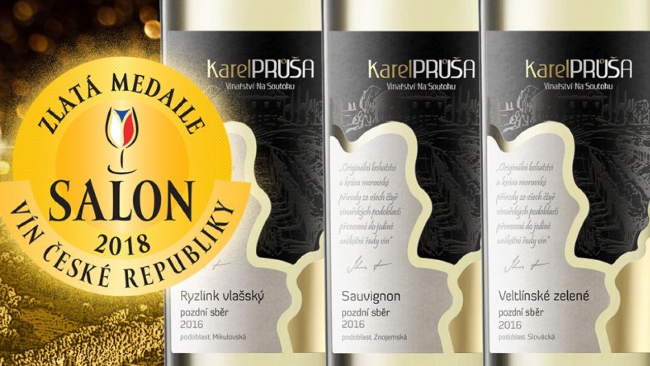 Do expozice Salon vín 2018 jsou zařazena 3 vína z Vinařství na Soutoku